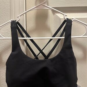 Lululemon Athletica Black Strappy Sports Bra